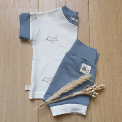 Ensemble bébé garçon tee-shirt et shorty d’été