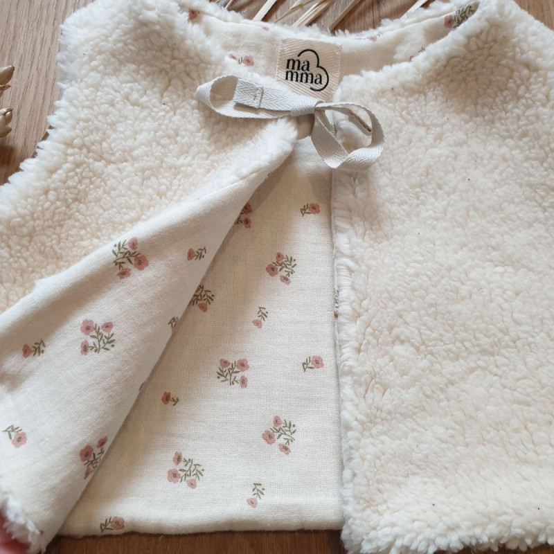 Gilet réversible en coton bio