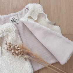 Gilet réversible en coton bio