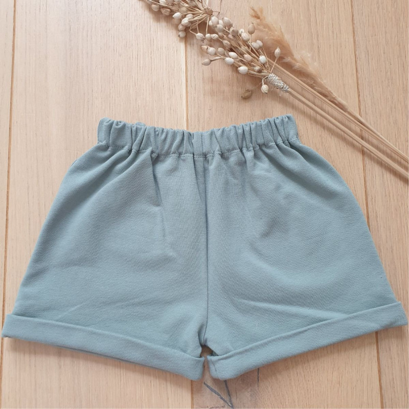 Short garçon en jersey de coton