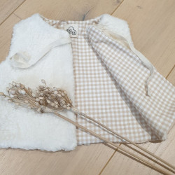 Gilet réversible doublé en...