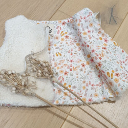 Gilet réversible doublé en coton bio